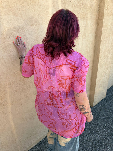 Drawn To Tha Wild Blouse