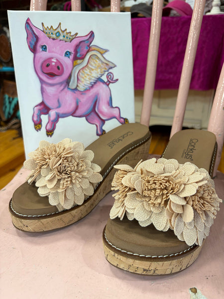 Corkys Wildflower Wedge Natural