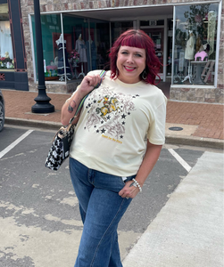 Reach For The Stars Tee Shirt On Natural