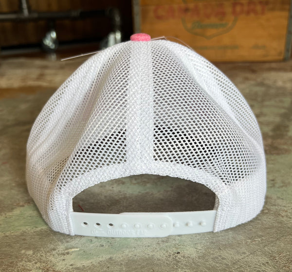Heather Pink/White Baby Pink Squash Hat