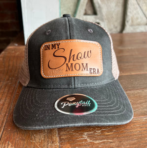 In My Show Mom Era Hat Charcoal pony