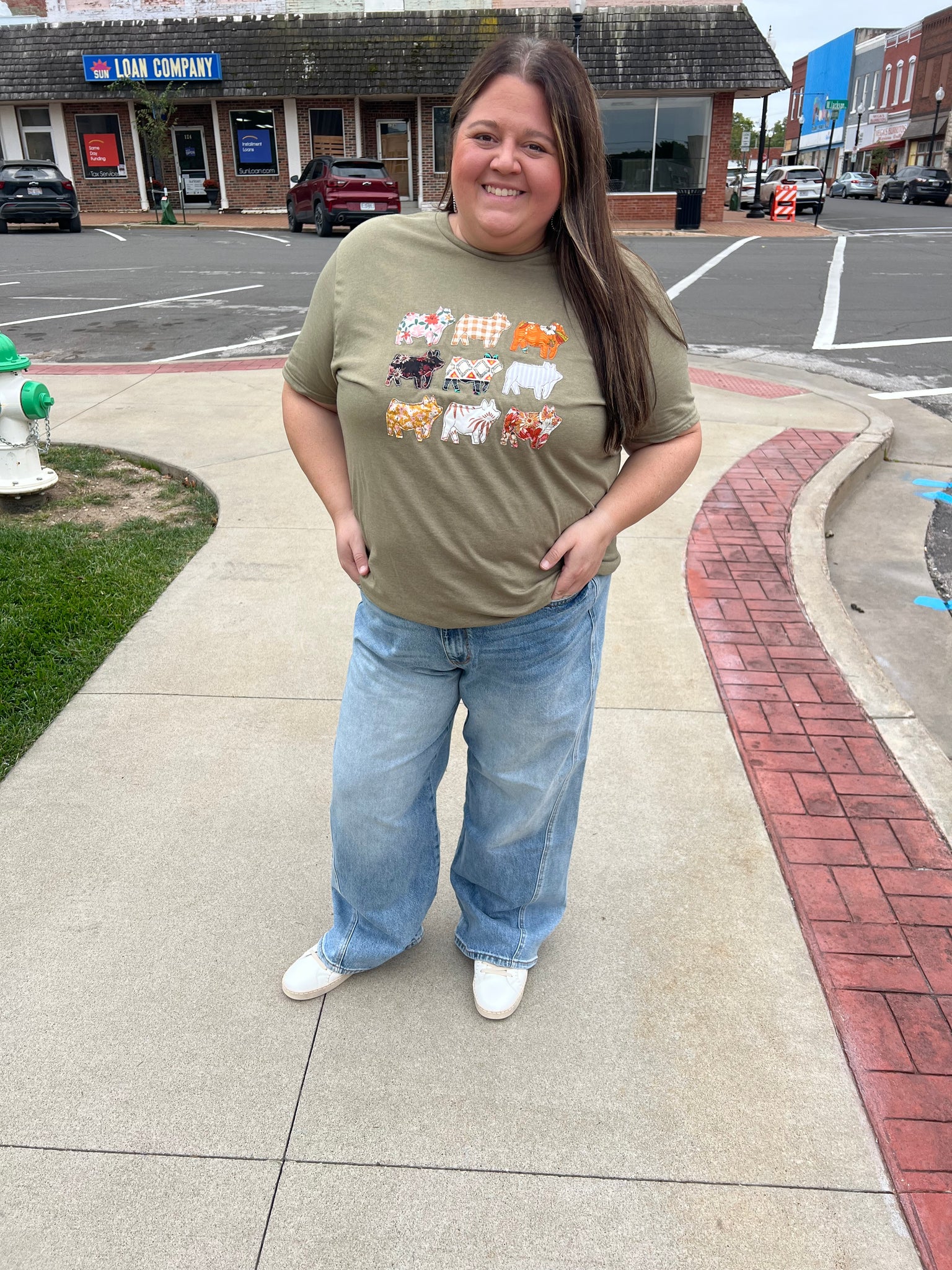 Pigs On Repeat Tee Shirt