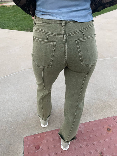 Line Drives Denim Agave