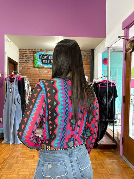 Retro Funk Mesh Top
