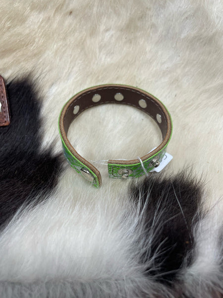 Leather Cuff w/ Bling