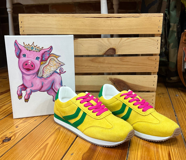 Corkys Kickoff Yellow Green Combo