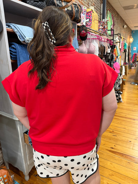 Ruby Half Zip Plus Size