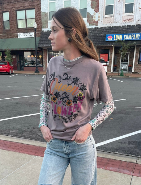 Halloween Yeehaw Mesh Top