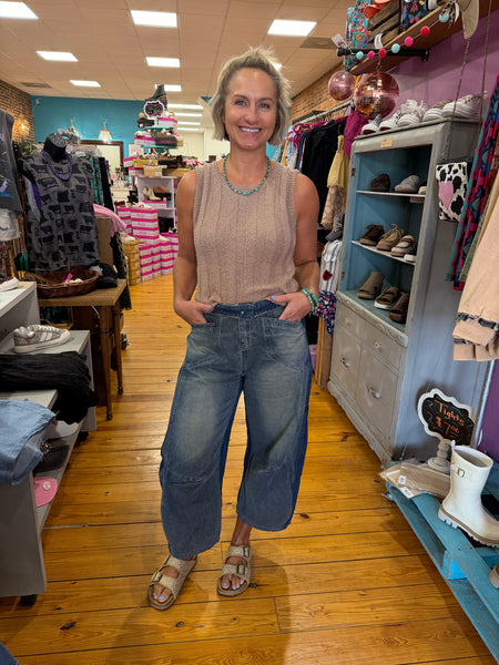 Denim Two Tone Washed Jeans