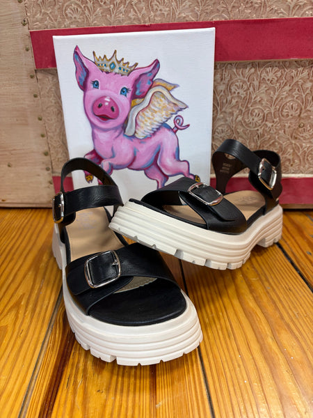 Corkys Thats Just Me Platform Sandal Black