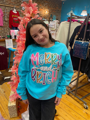 Merry & Bright on Scuba Fleece