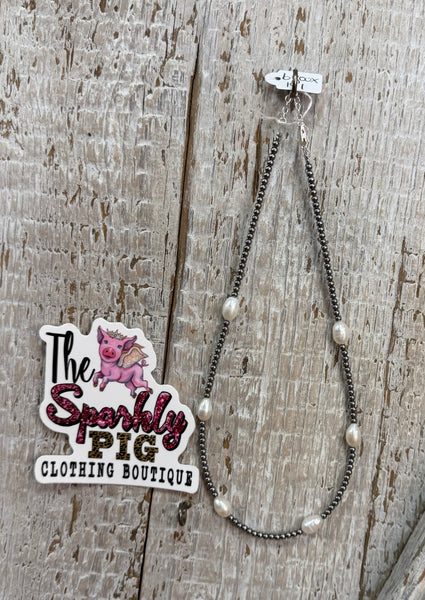 Freshwater Pearls w/ Sterling Silver Pearls Necklace