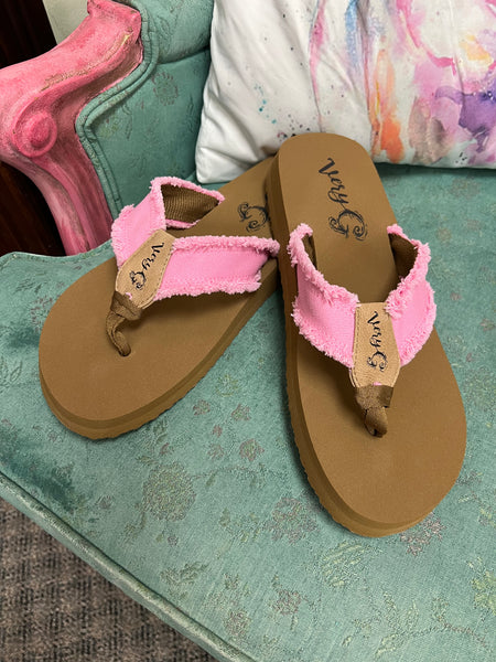 Very G Pink Flip Flops