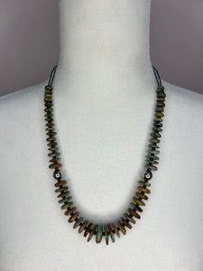 Green & Brown Turquoise Necklace
