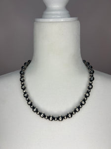 7mm, 10mm Navajo Pearl Necklace