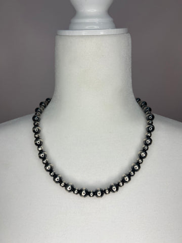 7mm, 10mm Navajo Pearl Necklace