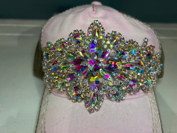 AB Gem Crown Bling Hat The Sparkly Pig Hats