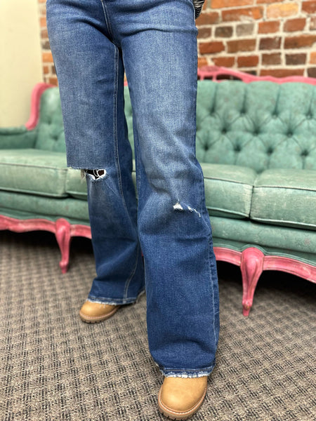 Blithe High Rise Wide Leg Jean The Sparkly Pig Jeans Blithe High Rise Wide Leg Jean