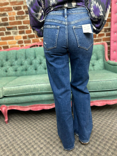 Blithe High Rise Wide Leg Jean The Sparkly Pig Jeans Blithe High Rise Wide Leg Jean