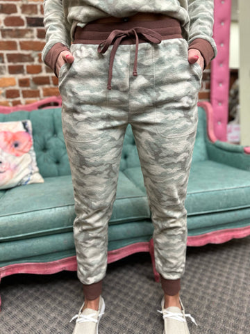 Brushed Camouflage Jogger Pants The Sparkly Pig pants