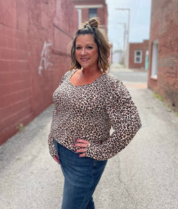 Bubble Leopard Babe Top The Sparkly Pig Tops