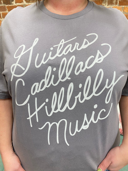 Cadillacs Tee on Storm The Sparkly Pig Tops