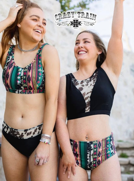 Cattle Boss Swim Bottoms The Sparkly Pig Swimwear
