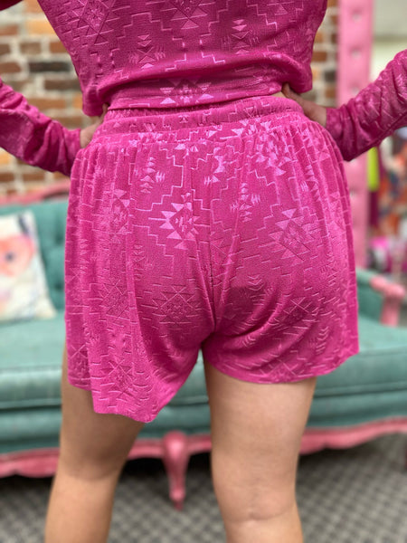 Chillville Shorts Pop The Sparkly Pig shorts