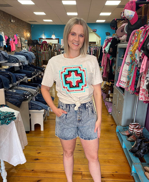 Choctaw River Tee The Sparkly Pig Tops