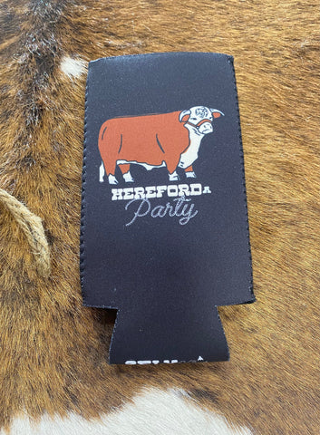 Cool Your Cans Hereford Tall The Sparkly Pig coozies