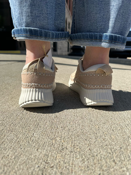 Corkys Adventure Sneaker Beige The Sparkly Pig Shoes