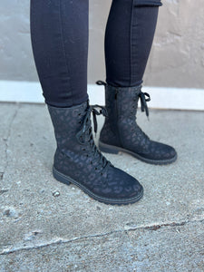 Corkys Fomo Boot Black Leopard The Sparkly Pig Shoes