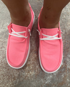Corkys Kayak Neon Pink The Sparkly Pig Shoes