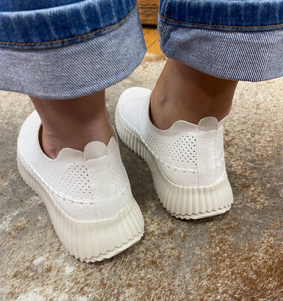 Corkys Walk With Me Sneaker White The Sparkly Pig Shoes