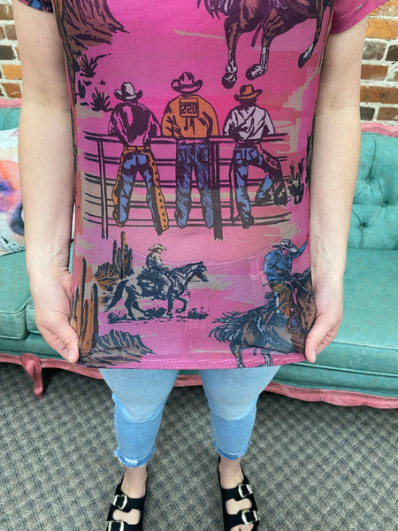 Cowtown Couture Mesh Top The Sparkly Pig Tops