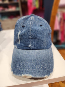 Denim Deconstructed Hat The Sparkly Pig Hats