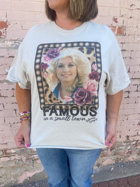 Famous Dolly Tee on Cream The Sparkly Pig tee shirt