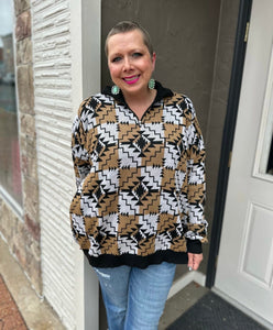 Josey Wales Half Zip Pullover The Sparkly Pig Tops