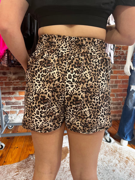 Mocha Leopard Shorts The Sparkly Pig shorts
