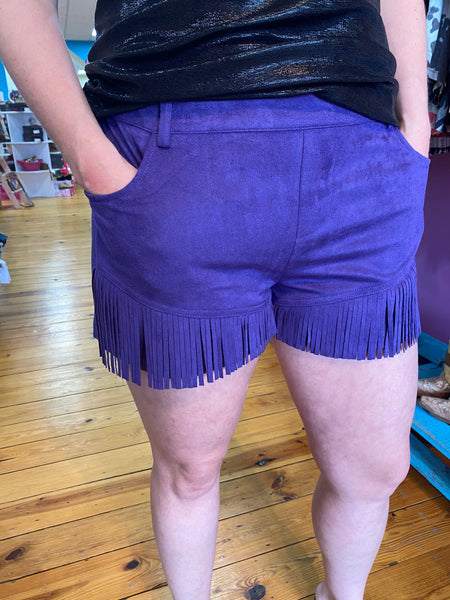 Nashville Babe Shorts Purple The Sparkly Pig shorts