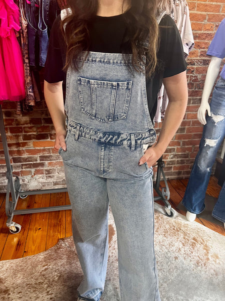 Overall It's a Vibe The Sparkly Pig overalls