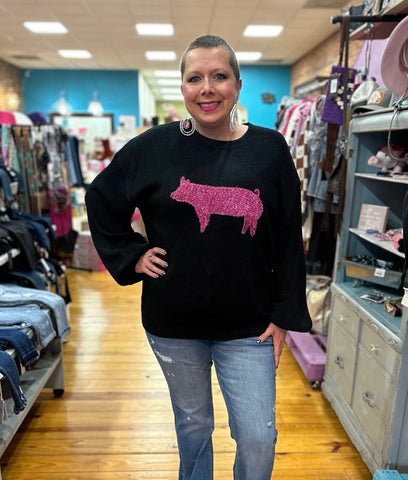 Queen of Stockshow Sweater The Sparkly Pig sweaters