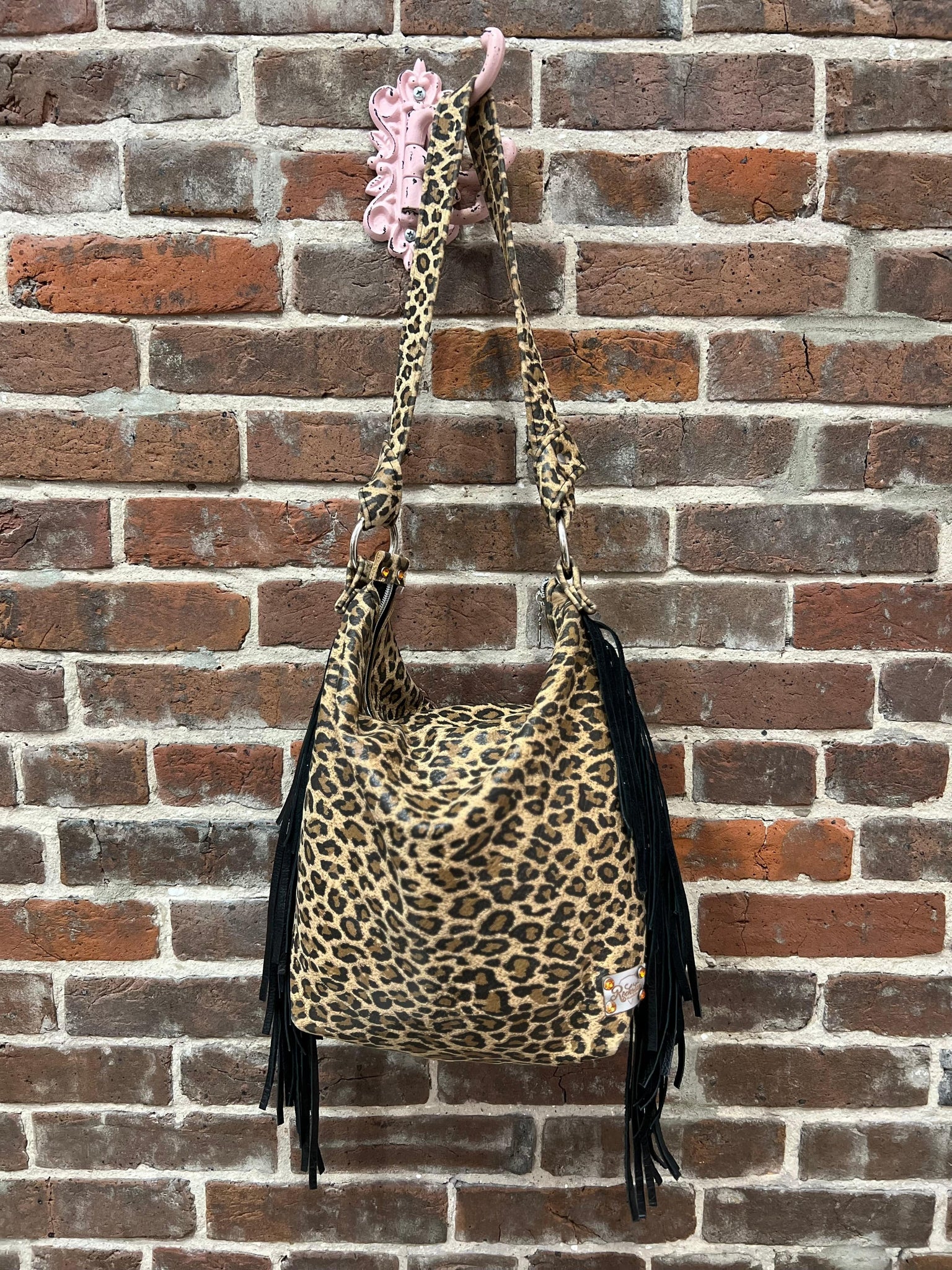Rockstar Glam House Leopard Shoulder Bag The Sparkly Pig