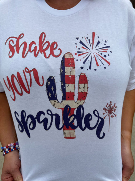 Shake Your Sparkler Tee The Sparkly Pig Tops