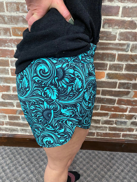 Sheridan Shorts Turquoise The Sparkly Pig Bottoms