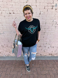 The Santa Fe Tee The Sparkly Pig Tops