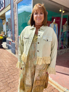 Vintage Look Fringe Jacket One Size The Sparkly Pig Jackets