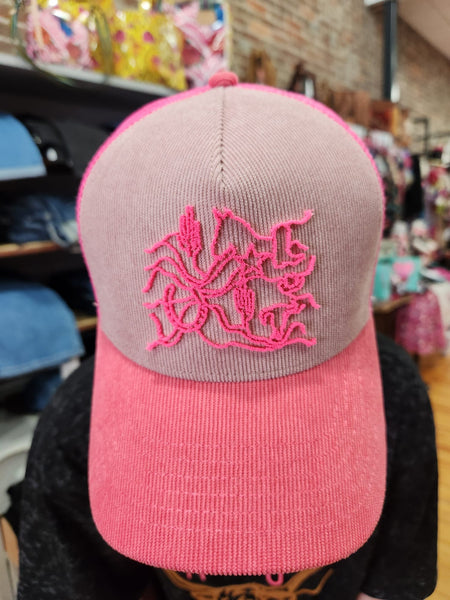 Wavy Western Cap Pop The Sparkly Pig