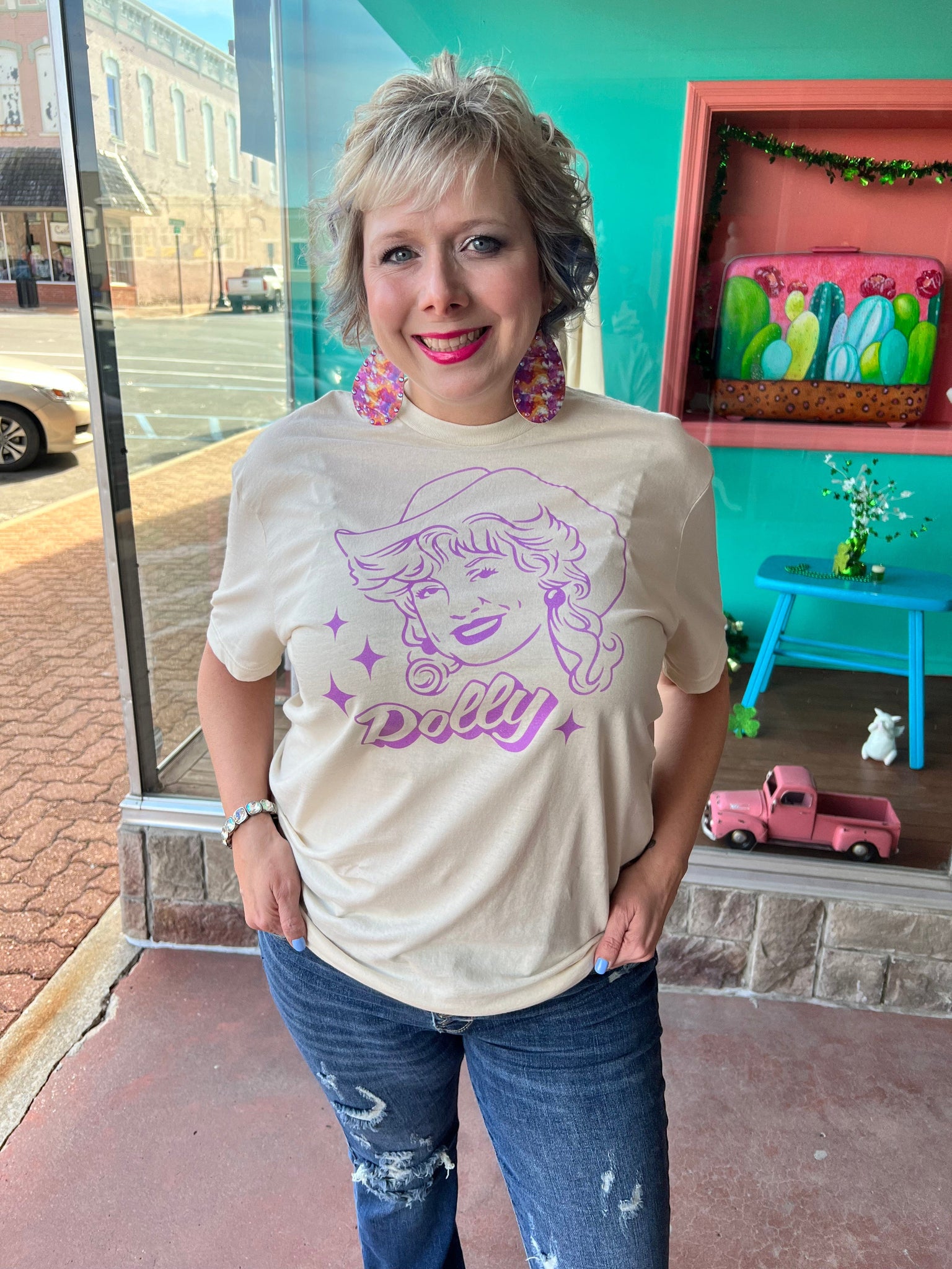Dolly Barbie Tee The Sparkly Pig Tops
